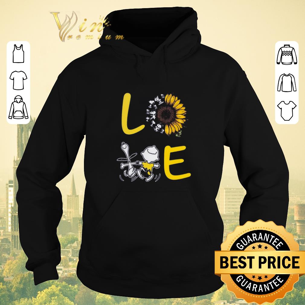 Funny Love Sunflower Snoopy And Charlie Brown shirt sweater 4 - Funny Love Sunflower Snoopy And Charlie Brown shirt sweater