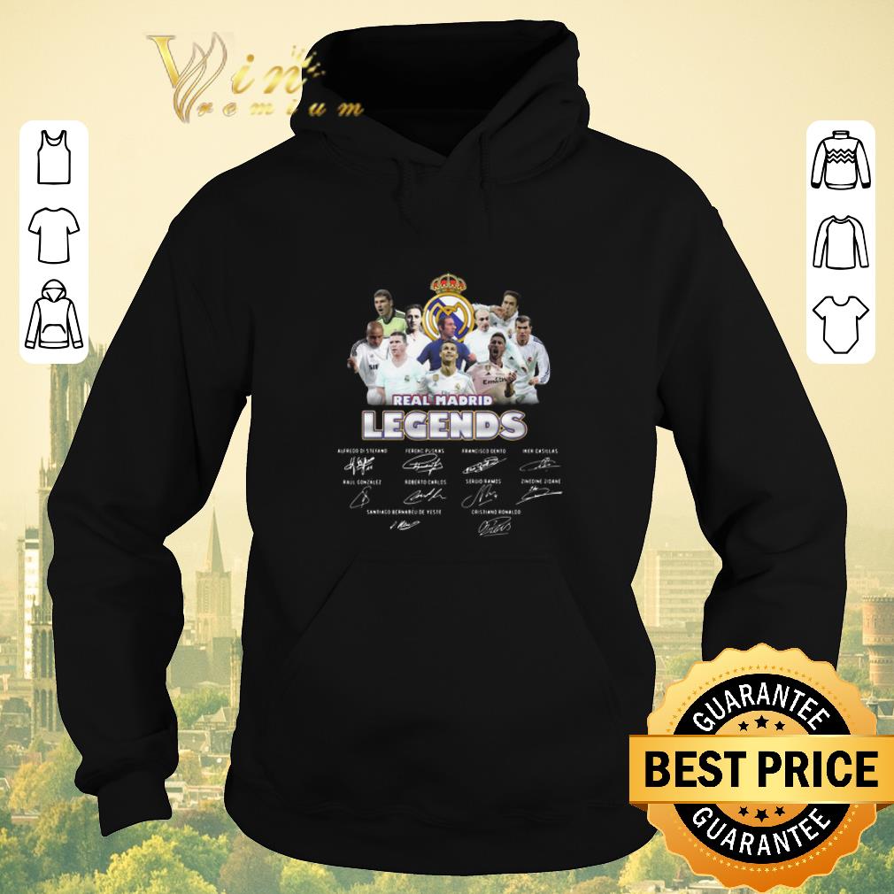 Funny Real Madrid C F team Legends signatures shirt sweater 4 - Funny Real Madrid C.F. team Legends signatures shirt sweater