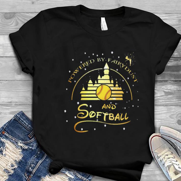 Great Disney Powered By fairydust And Softball shirt 1 - Great Disney Powered By fairydust And Softball shirt