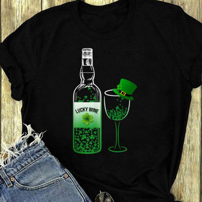 Great St Patrick s Day Shamrock Bottle Wine Glass For Men Women shirt 4 - Great St Patrick's Day Shamrock Bottle Wine Glass For Men Women shirt