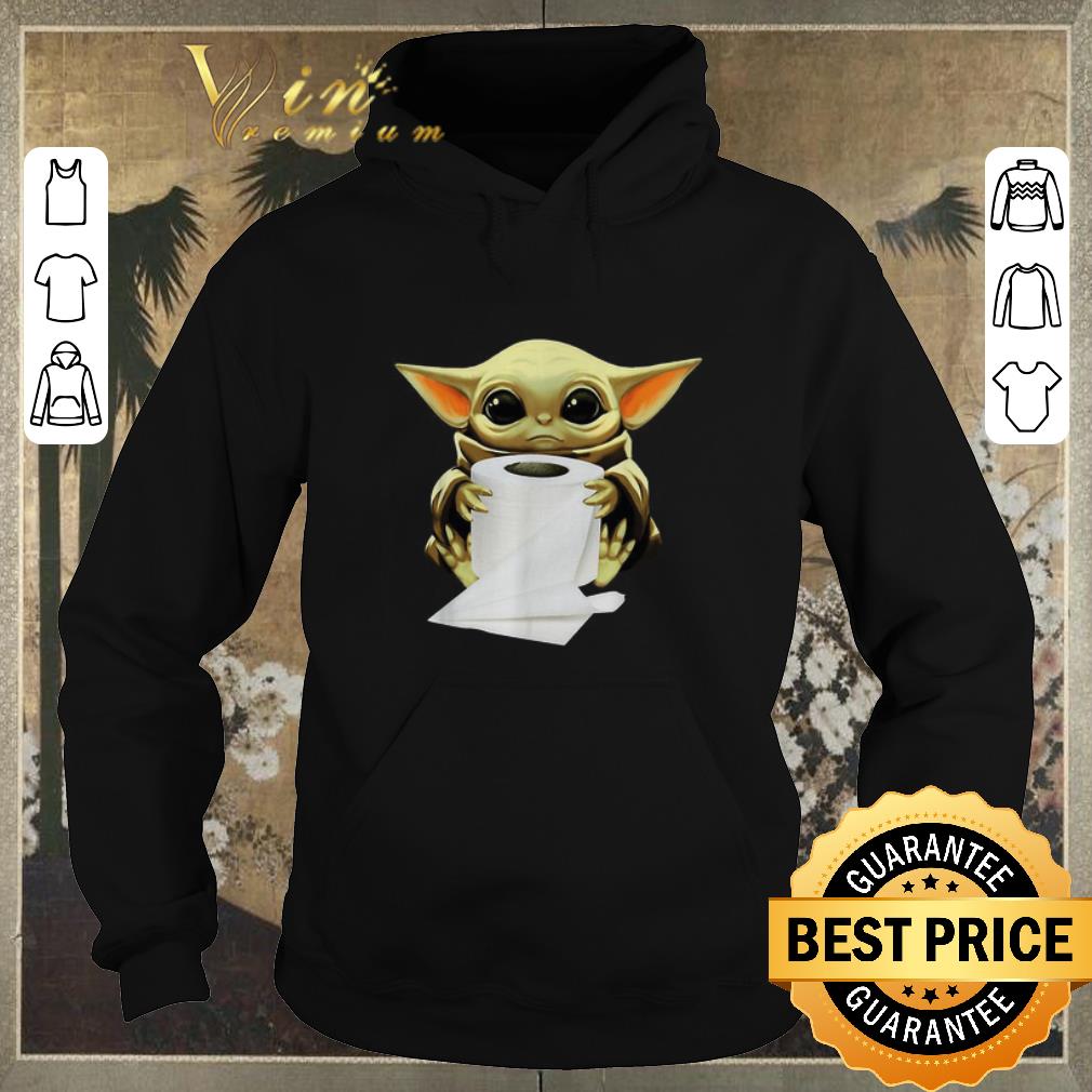 Hot Baby Yoda hug toilet paper Coronavirus shirt sweater 4 - Hot Baby Yoda hug toilet paper Coronavirus shirt sweater