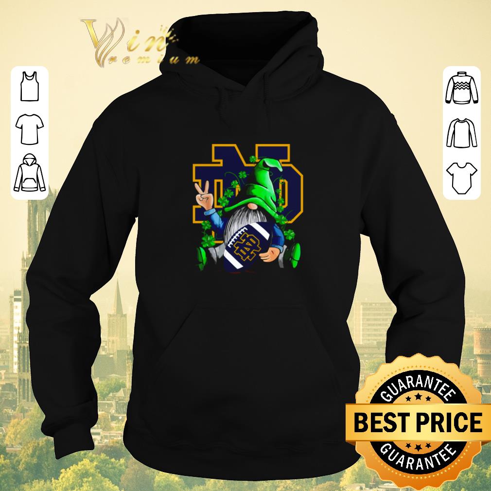 Hot Gnomes hug Notre Dame Fighting Irish Logo St Patrick s day shirt sweater 4 - Hot Gnomes hug Notre Dame Fighting Irish Logo St. Patrick’s day shirt sweater