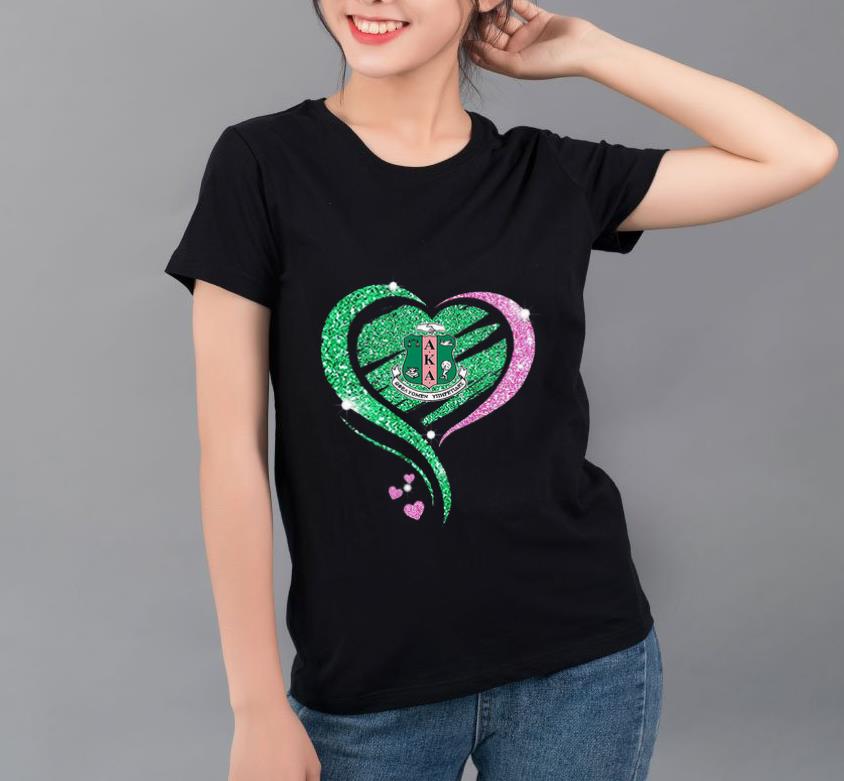 Hot Heart Diamond Alpha Kappa Alpha shirt 4 - Hot Heart Diamond Alpha Kappa Alpha shirt