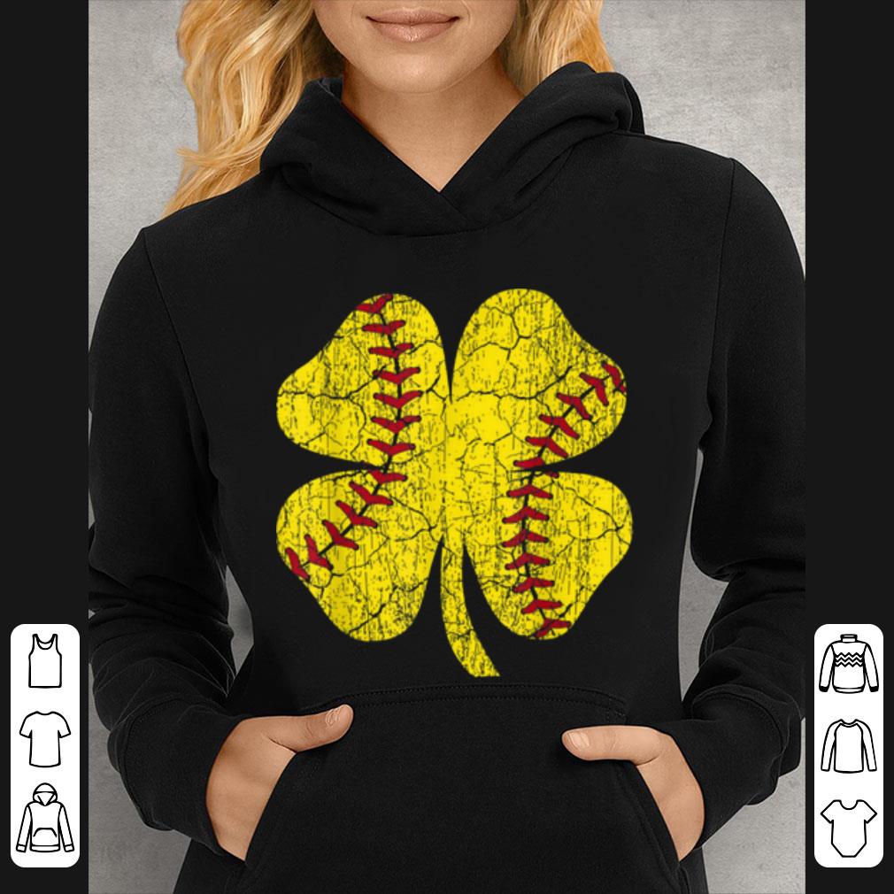 Hot Softball Shamrock St Patricks Day Irish Catcher Pitcher Ball shirt 4 - Hot Softball Shamrock St Patricks Day Irish Catcher Pitcher Ball shirt