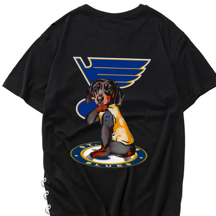 Hot Tattoos Dachshund St Louis Blues shirt 1 - Hot Tattoos Dachshund St Louis Blues shirt