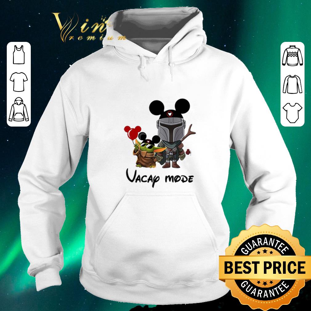 Nice Baby Yoda and The Mandalorian vacay mode Disney shirt sweater 4 - Nice Baby Yoda and The Mandalorian vacay mode Disney shirt sweater