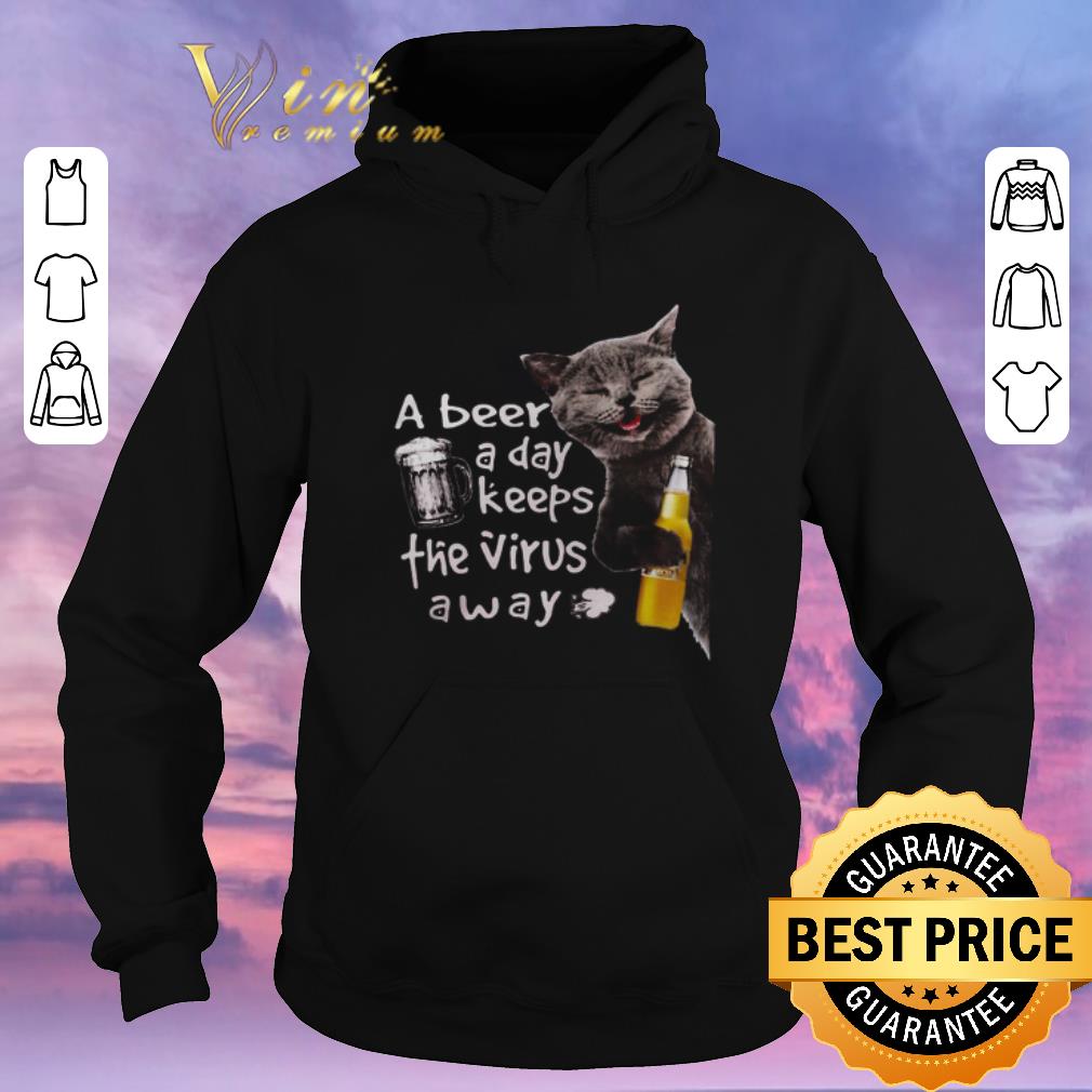 Nice Cat Corona Extra a beer a day keeps the virus away shirt sweater Nice Cat Corona Extra a beer a day keeps the virus away shirt sweater 4 - Nice Cat Corona Extra a beer a day keeps the virus away shirt sweater
