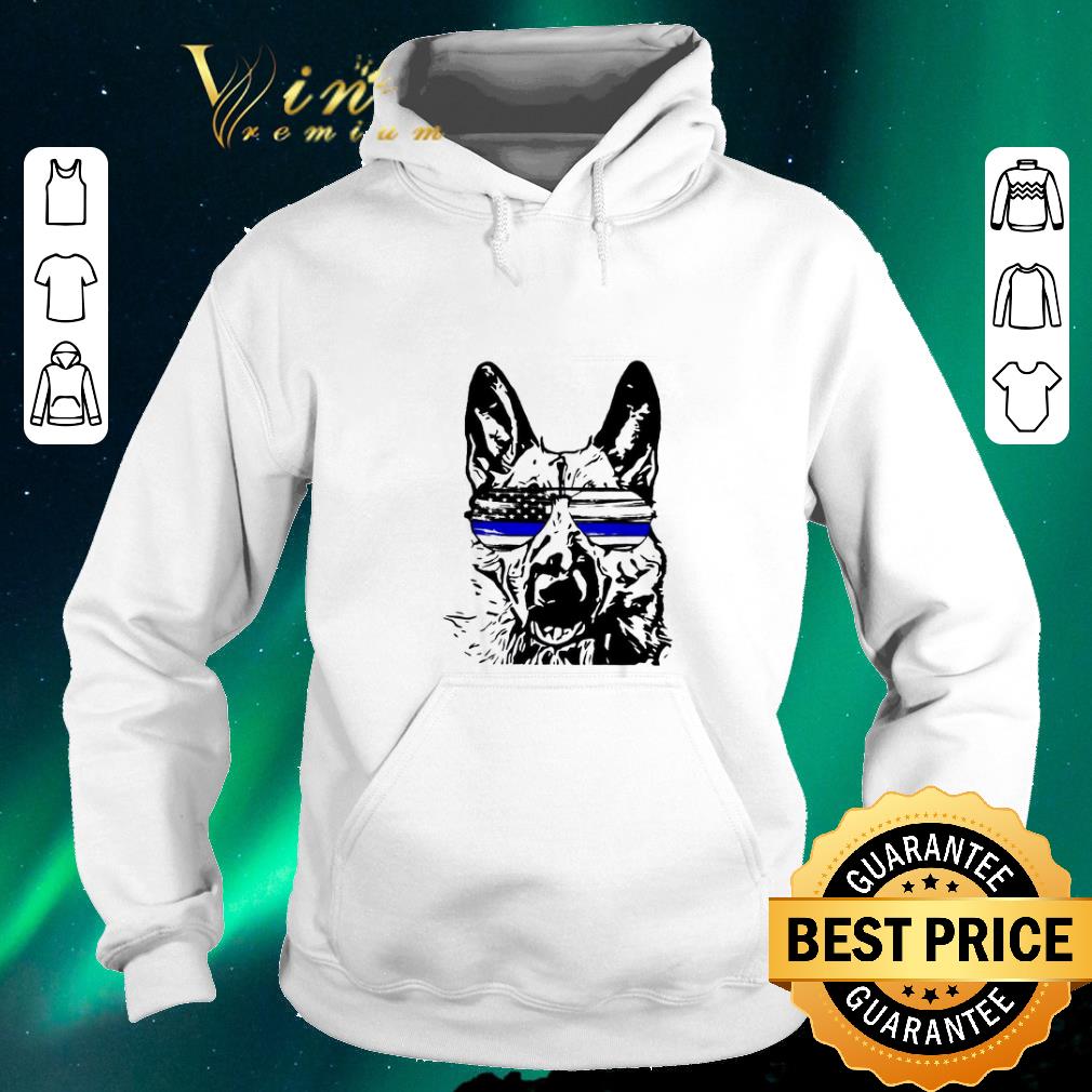 Nice German Shepherd wear glasses Police American flag shirt sweater Nice German Shepherd wear glasses Police American flag shirt sweater 4 1 - Nice German Shepherd wear glasses Police American flag shirt sweater