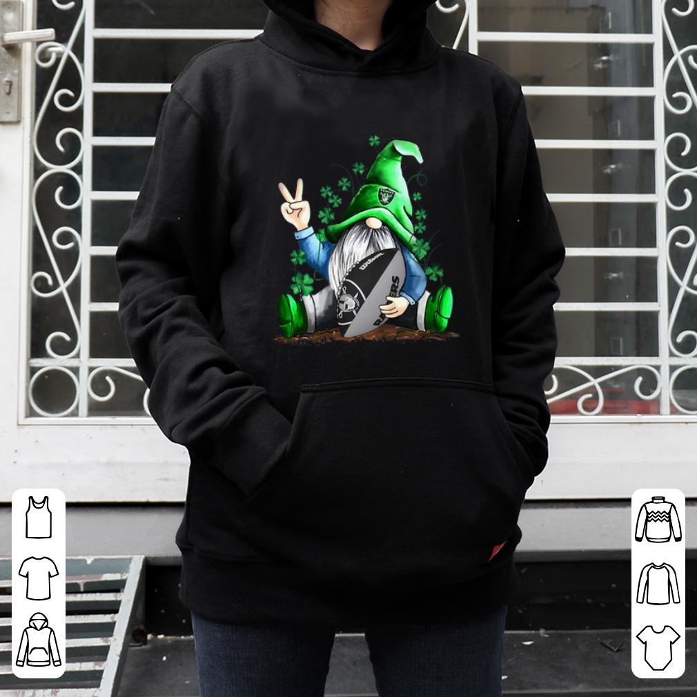 Nice Gnomie hug Oakland Raiders St Patrick s Day shirt 4 - Nice Gnomie hug Oakland Raiders St Patrick’s Day shirt