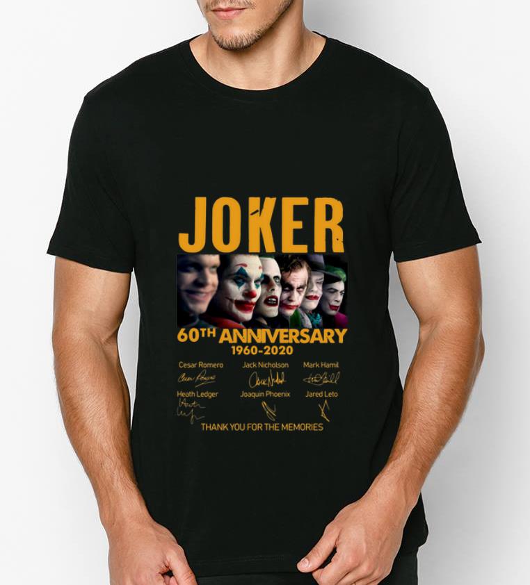Nice Joker 60th Anniversary 1960 2020 Thank You For The Memories Signatures shirt 4 - Nice Joker 60th Anniversary 1960-2020 Thank You For The Memories Signatures shirt