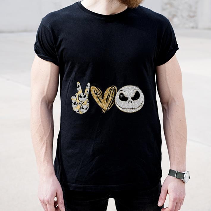 Nice Peace Love Jack Skeleton shirt 4 - Nice Peace Love Jack Skeleton shirt