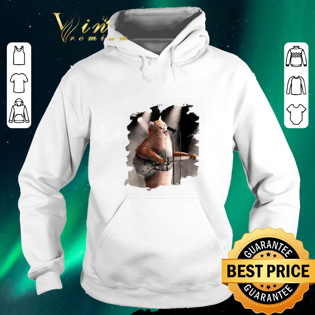 Nice Rocker Cat play with Guitar shirt sweater Nice Rocker Cat play with Guitar shirt sweater 4 - Nice Rocker Cat play with Guitar shirt sweater