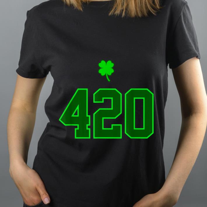 Nice St Patrick s Day 420 cannabis Highrish shirt 4 - Nice St. Patrick's Day 420-cannabis Highrish shirt