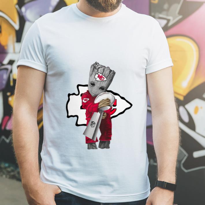 Official Baby Groot Hug Super Bow Champions Kansas City Chiefs shirt 4 - Official Baby Groot Hug Super Bow Champions Kansas City Chiefs shirt