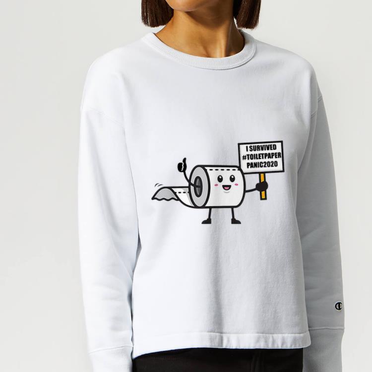 Official Covid 19 I Survived ToiletPaper Panic 2020 shirt 4 - Official Covid-19 I Survived #ToiletPaper Panic 2020 shirt
