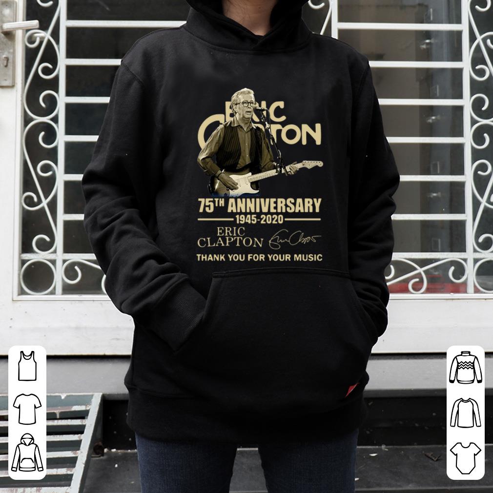 Official Eric Clapton 75th Anniversary Thank You For The Memories Signature shirt 4 - Official Eric Clapton 75th Anniversary Thank You For The Memories Signature shirt