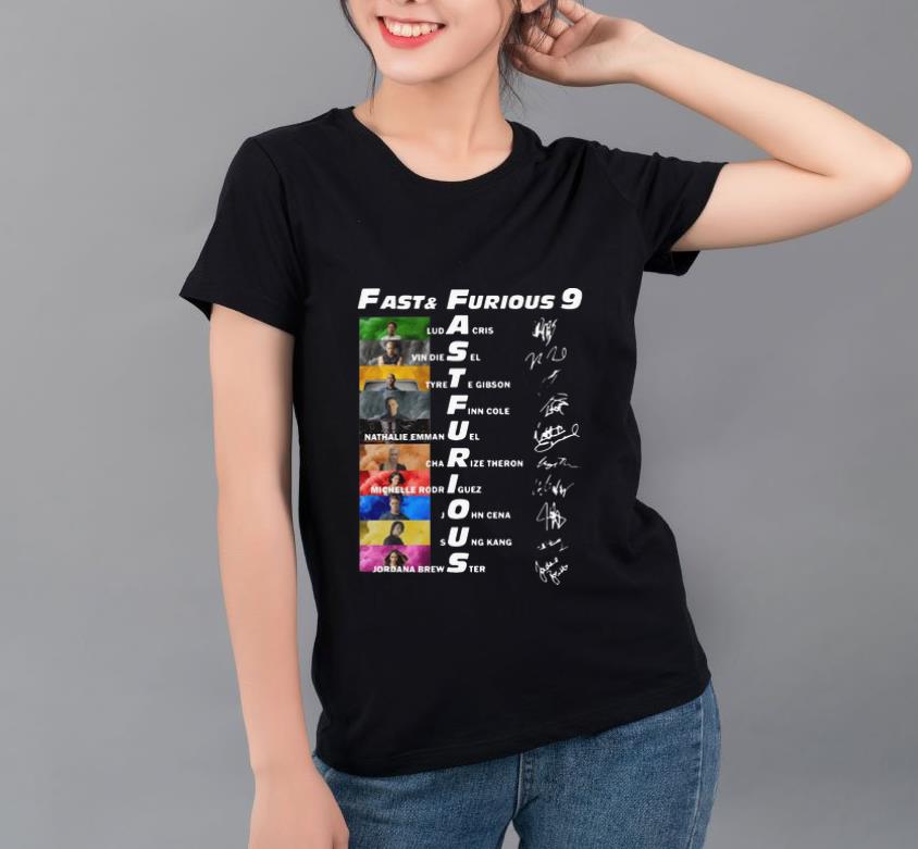 Official Fast And Furious 9 Luda Cris Vin Diesel Signatures shirt 4 - Official Fast And Furious 9 Luda Cris Vin Diesel Signatures shirt