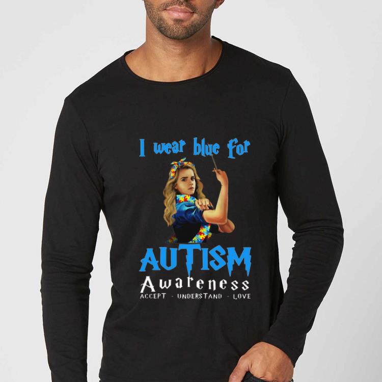 Official Hermione Granger I Wear Blue For Autism Awareness Emma Watson shirt 4 - Official Hermione Granger I Wear Blue For Autism Awareness Emma Watson shirt
