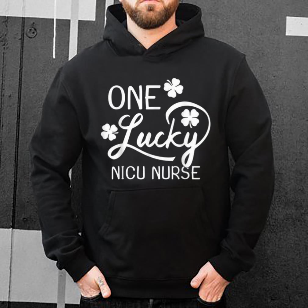 Official One Lucky Nicu Nurse St Patrick s Day shirt 4 - Official One Lucky Nicu Nurse St. Patrick's Day shirt