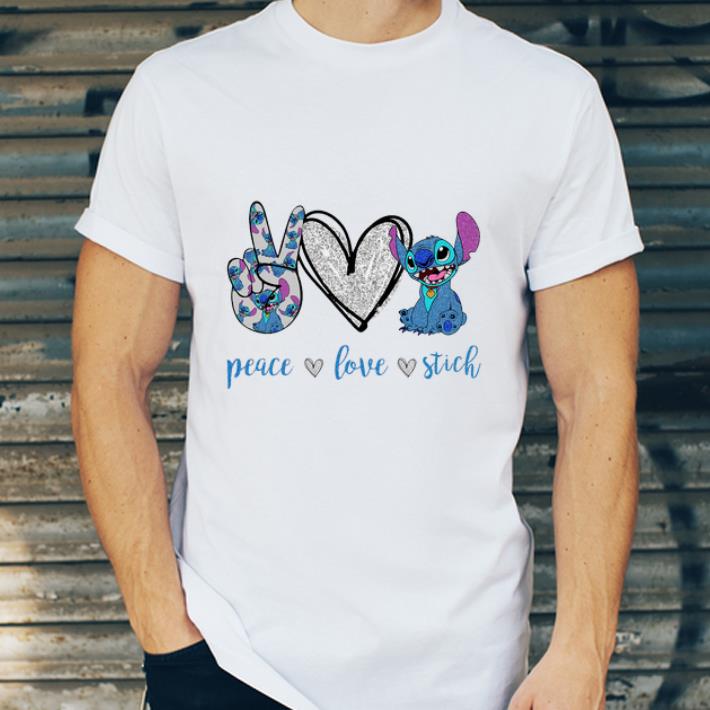 Official Peace Love Stitch shirt 4 - Official Peace Love Stitch shirt