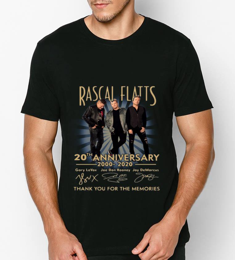 Official Rascal Flatts 20th Anniversary 2000 2020 Thank You For The Memories Signatures shirt 4 - Official Rascal Flatts 20th Anniversary 2000 2020 Thank You For The Memories Signatures shirt