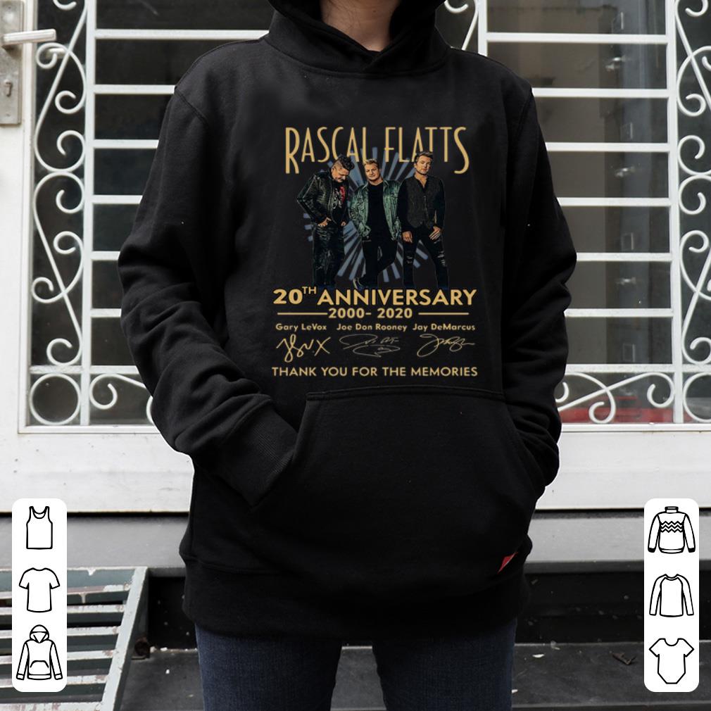 Official Rascal Flatts 20th Anniversary Thank You For The Memories Signatures shirt 4 - Official Rascal Flatts 20th Anniversary Thank You For The Memories Signatures shirt