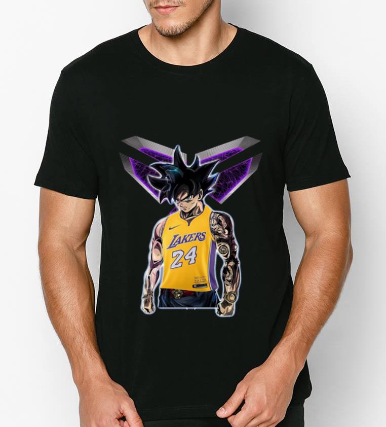 Official Songoku Ultra Instinct Kobe Bryant Lakers 24 shirt 4 - Official Songoku Ultra Instinct Kobe Bryant Lakers 24 shirt