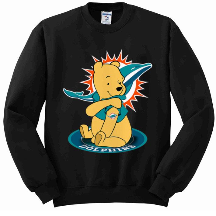 Official Winnie the pooh Tattoo Miami Dolphins shirt 4 - Official Winnie-the-pooh Tattoo Miami Dolphins shirt