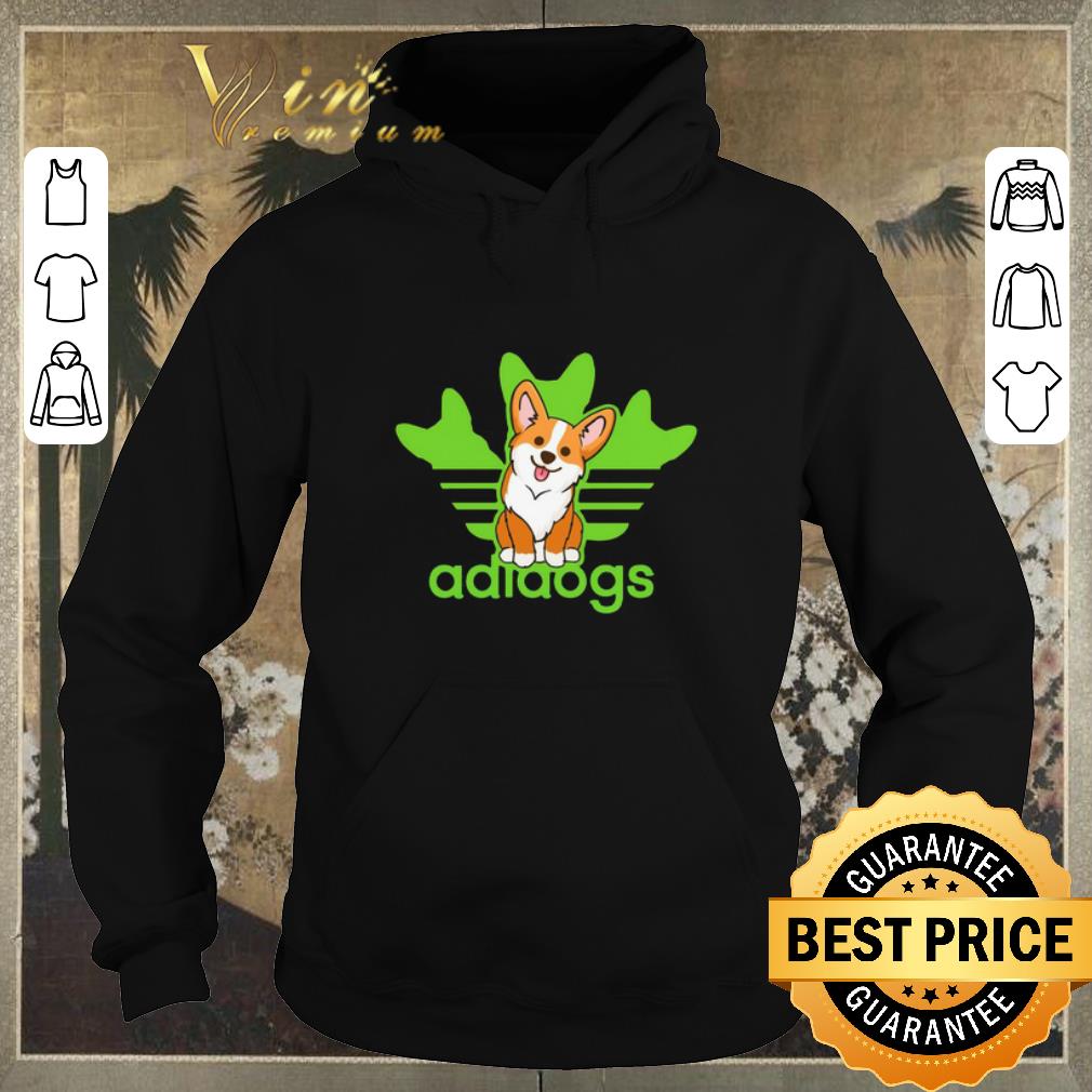 Original Corgi Adidas logo adidogs shirt sweater 4 1 - Original Corgi Adidas logo adidogs shirt sweater