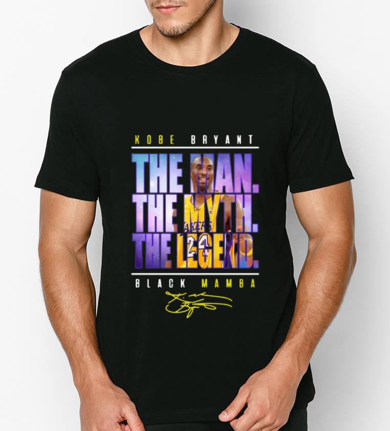 Original Kobe Bryant Black Mamba The Man The Myth The Legend Signature shirt 4 - Original Kobe Bryant Black Mamba The Man The Myth The Legend Signature shirt