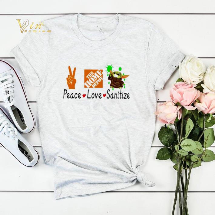 Peace love Sanitize The home depot Baby Yoda Coronavirus shirt sweater 4 - Peace love Sanitize The home depot Baby Yoda Coronavirus shirt sweater