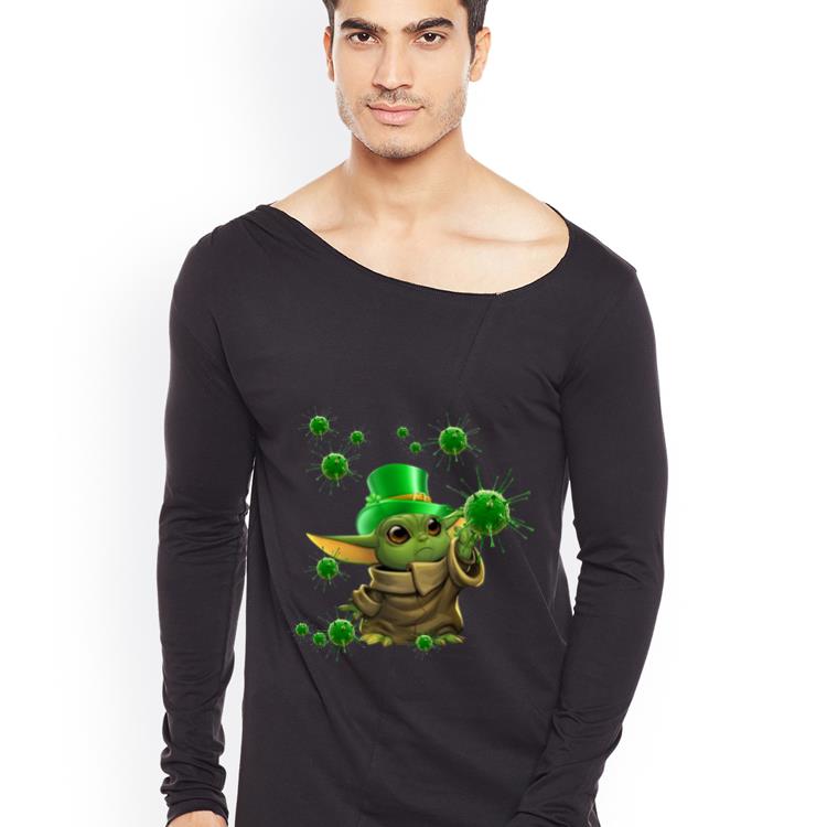 Premium Baby Yoda Coronavirus Patricks Day shirt 4 - Premium Baby Yoda Coronavirus Patricks Day shirt