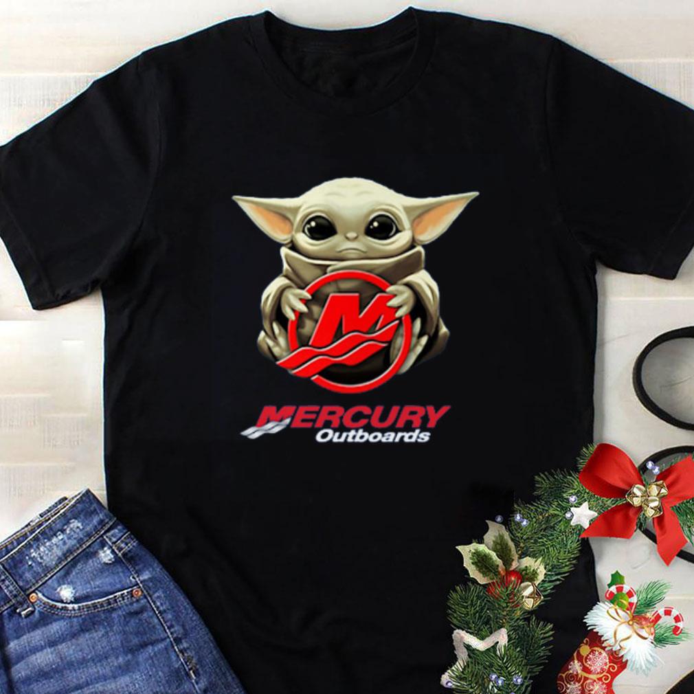 Premium Baby Yoda Hug Mercury Outboards shirt 1 - Premium Baby Yoda Hug Mercury Outboards shirt