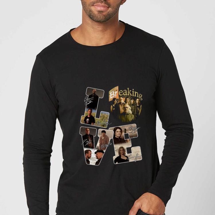 Premium Love Breaking Bad All Characters Signatures shirt 4 - Premium Love Breaking Bad All Characters Signatures shirt