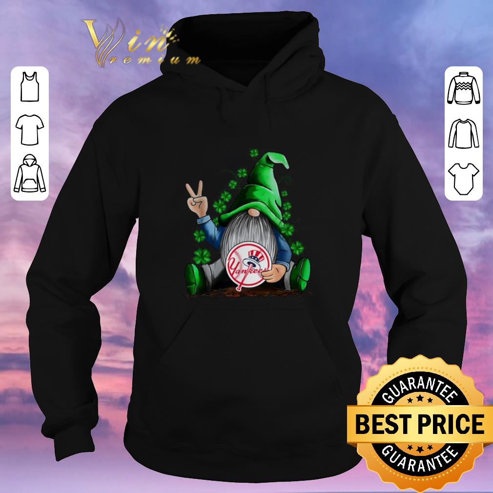 Premium MLB Gnomes Lucky Hug New York Yankees Baseball shirt sweater 4 - Premium MLB Gnomes Lucky Hug New York Yankees Baseball shirt sweater