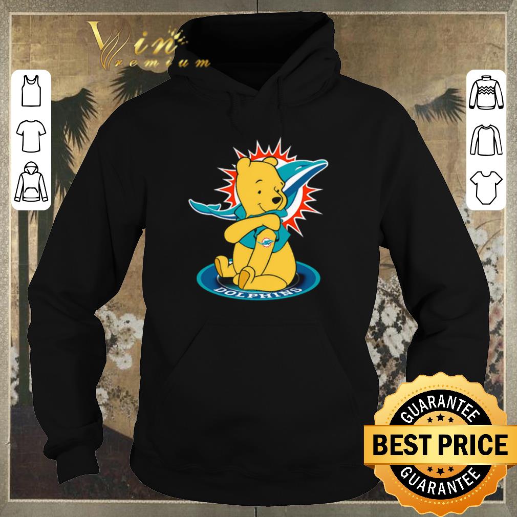 Premium Pooh tattoos Miami Dolphins logo shirt sweater 4 - Premium Pooh tattoos Miami Dolphins logo shirt sweater