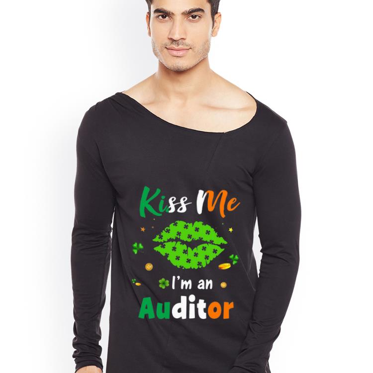 Premium Shamrock Lips Kiss Me I m Auditor St Patrick s Day shirt 4 - Premium Shamrock Lips Kiss Me I’m Auditor St Patrick’s Day shirt