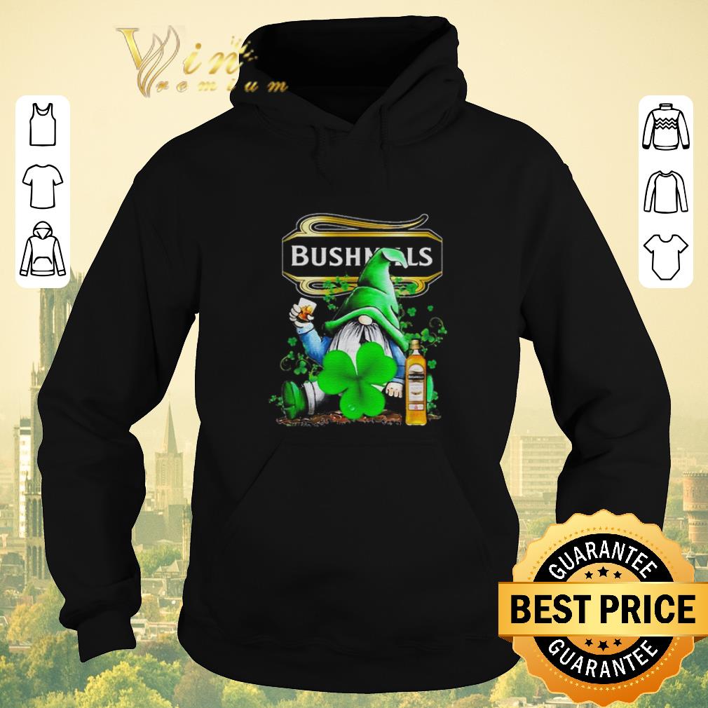 Pretty Gnome and Bushmills Irish Whiskey shamrock St Patrick s Day shirt sweater 4 - Pretty Gnome and Bushmills Irish Whiskey shamrock St Patrick’s Day shirt sweater