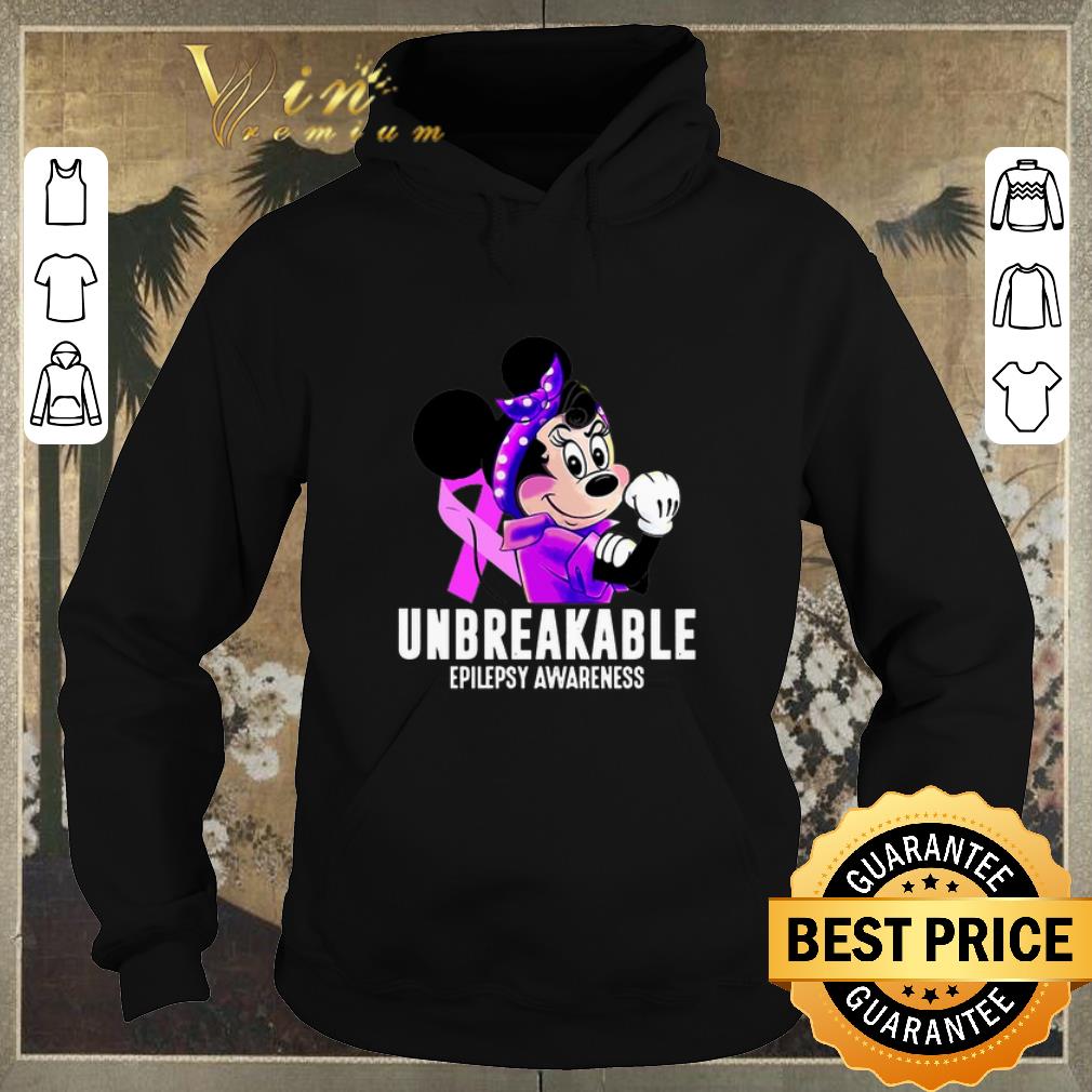 Pretty Minnie Mouse Unbreakable Epilepsy Awareness shirt sweater 4 - Pretty Minnie Mouse Unbreakable Epilepsy Awareness shirt sweater