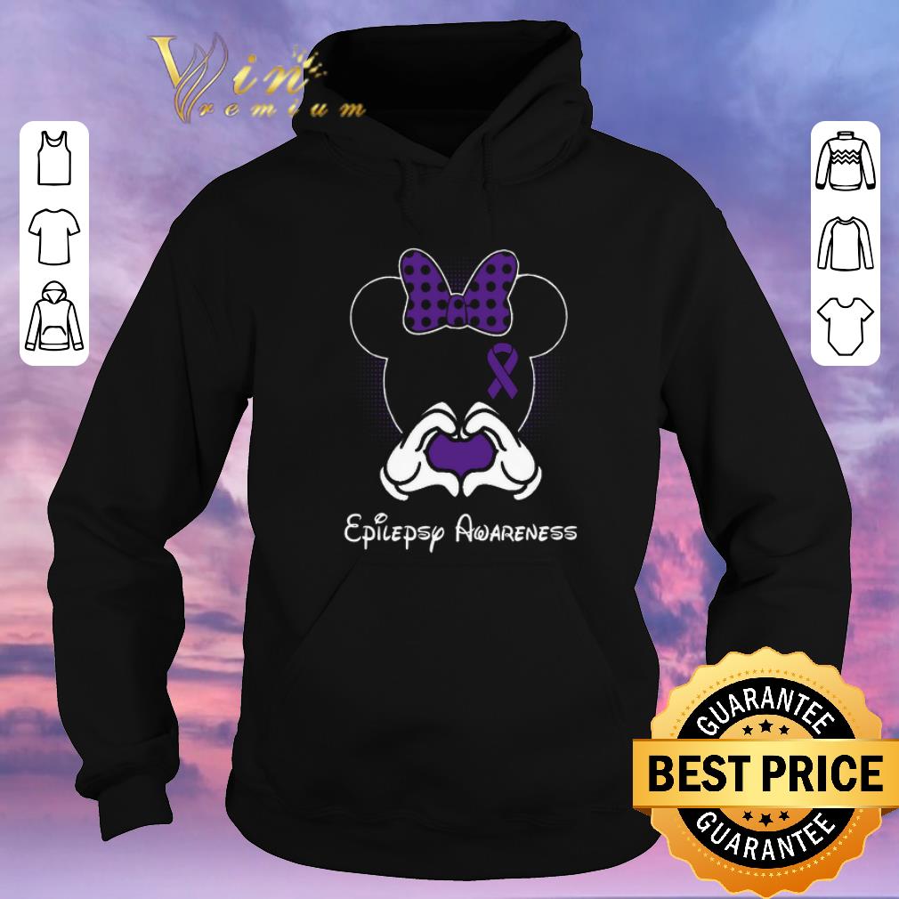 Pretty Minnie Mouse and Epilepsy awareness shirt sweater 4 - Pretty Minnie Mouse and Epilepsy awareness shirt sweater
