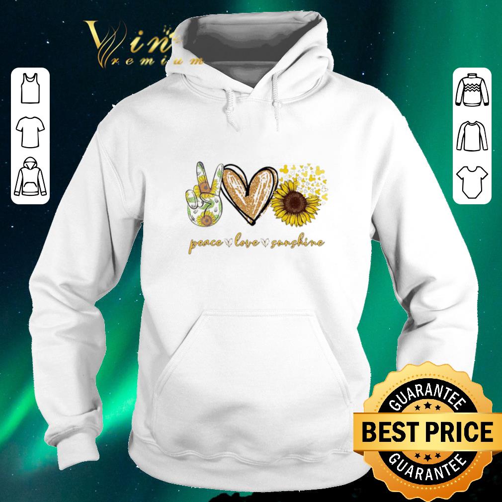 Pretty Peace Love Sunshine Mickey Mouse sunflower shirt sweater Pretty Peace Love Sunshine Mickey Mouse sunflower shirt sweater 4 - Pretty Peace Love Sunshine Mickey Mouse sunflower shirt sweater