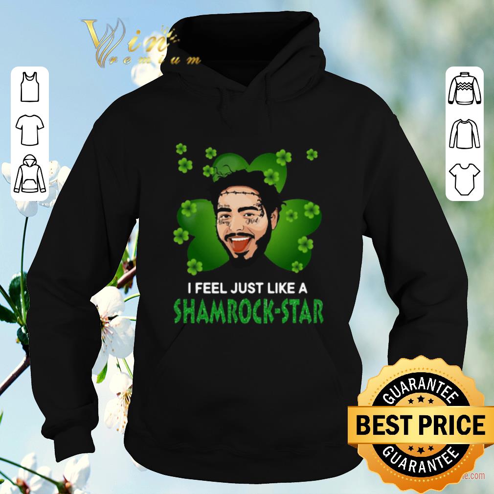 Pretty Post Malone I Feel Just Like A Shamrock Star St Patrick s day shirt sweater 4 - Pretty Post Malone I Feel Just Like A Shamrock-Star St. Patrick's day shirt sweater