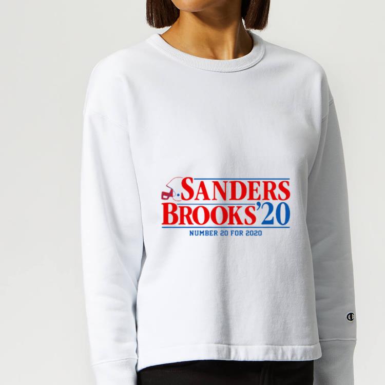 Pretty Sanders Brooks 2020 Number 20 For 2020 shirt 4 - Pretty Sanders Brooks 2020 Number 20 For 2020 shirt