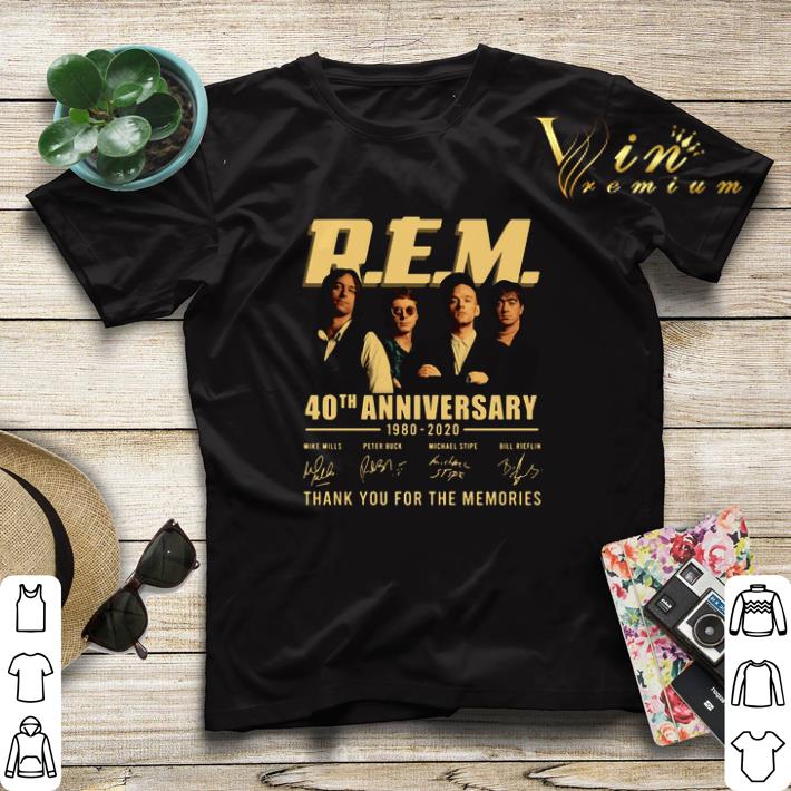 R.E.M 40th anniversary 1980-2020 signatures shirt sweater R E M 40th anniversary 1980 2020 signatures shirt sweater 4 - R.E.M 40th anniversary 1980-2020 signatures shirt sweater