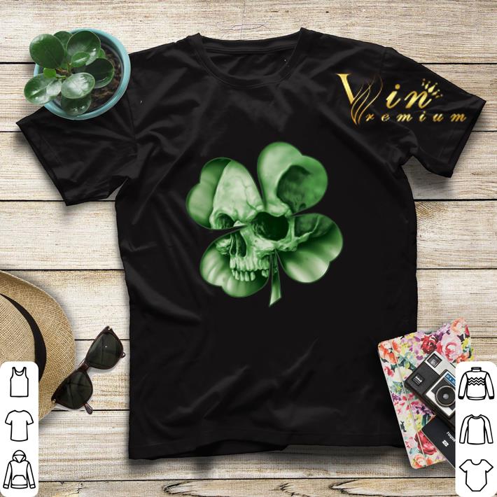Skull Shamrock St Patrick s day shirt sweater 4 - Skull Shamrock St. Patrick's day shirt sweater