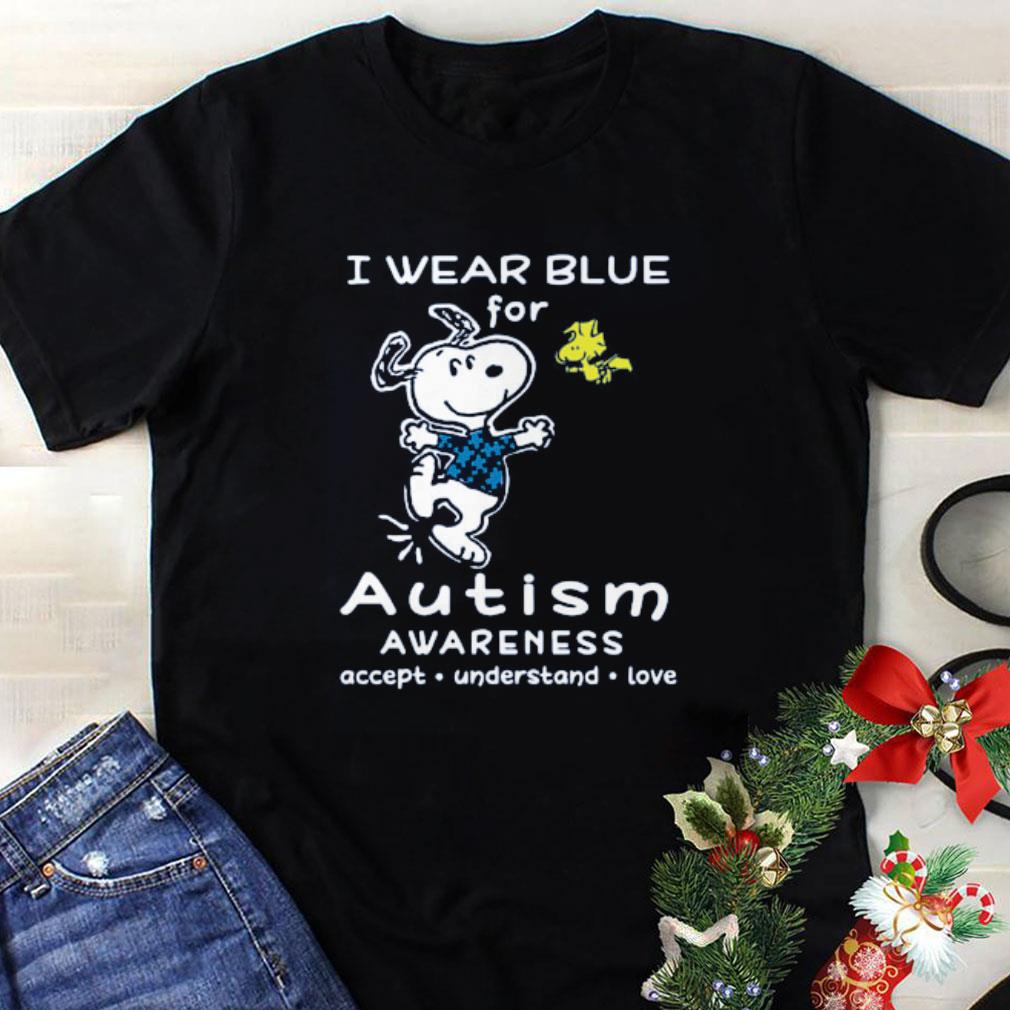 Snoopy I Wear Blue For Autism Awareness Accept Understand Love 1 - Snoopy I Wear Blue For Autism Awareness Accept Understand Love
