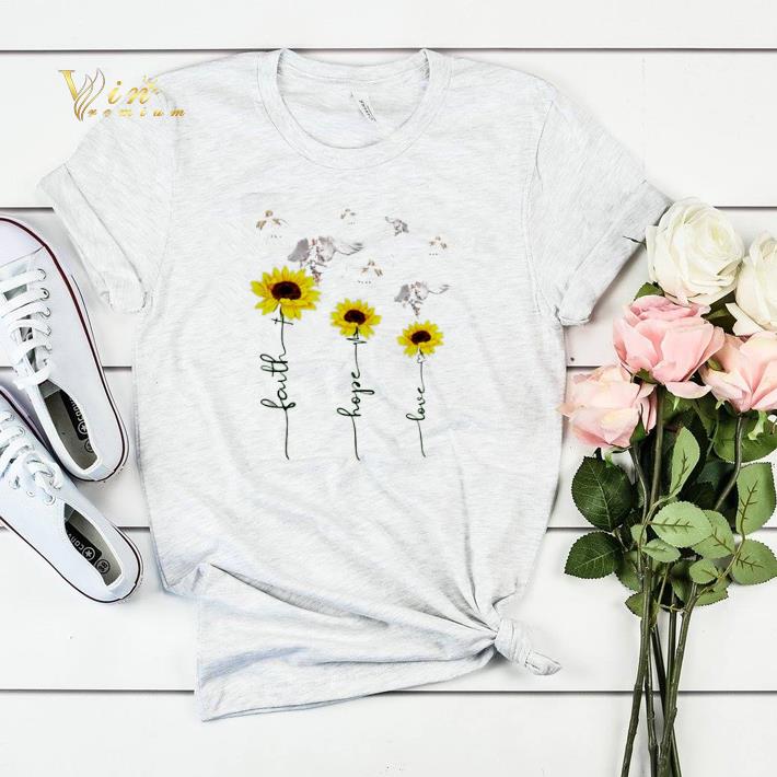 Sunflower angel faith hope love shirt sweater 4 - Sunflower angel faith hope love shirt sweater