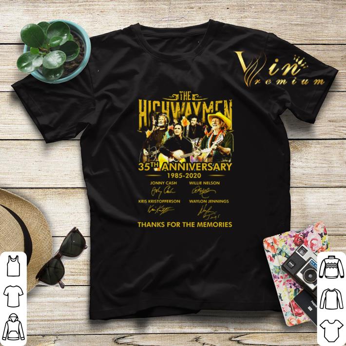The Highwaymen 35th anniversary signatures thanks for the memories shirt sweater The Highwaymen 35th anniversary signatures thanks for the memories shirt sweater 4 - The Highwaymen 35th anniversary signatures thanks for the memories shirt sweater
