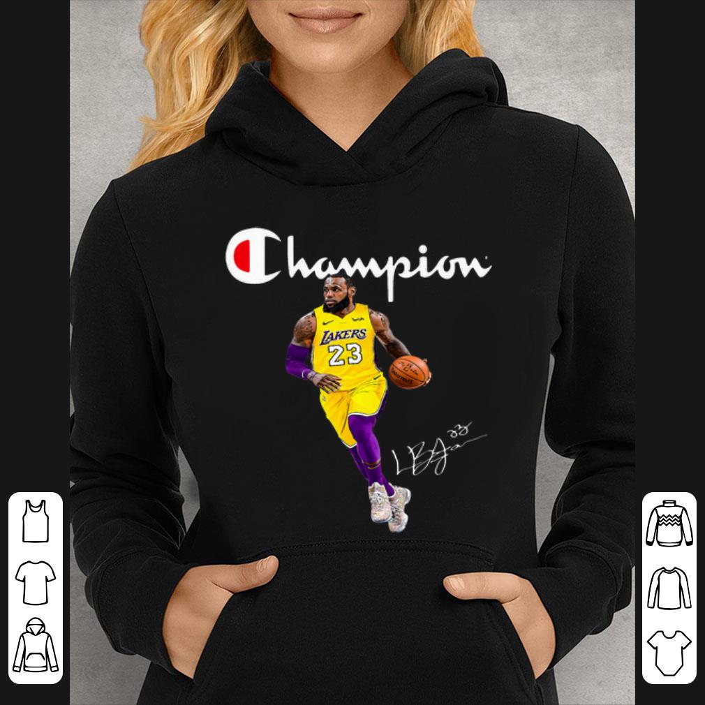 Top Champions 23 Lakers Lebron Jame Signatures shirt 4 - Top Champions 23 Lakers Lebron Jame Signatures shirt