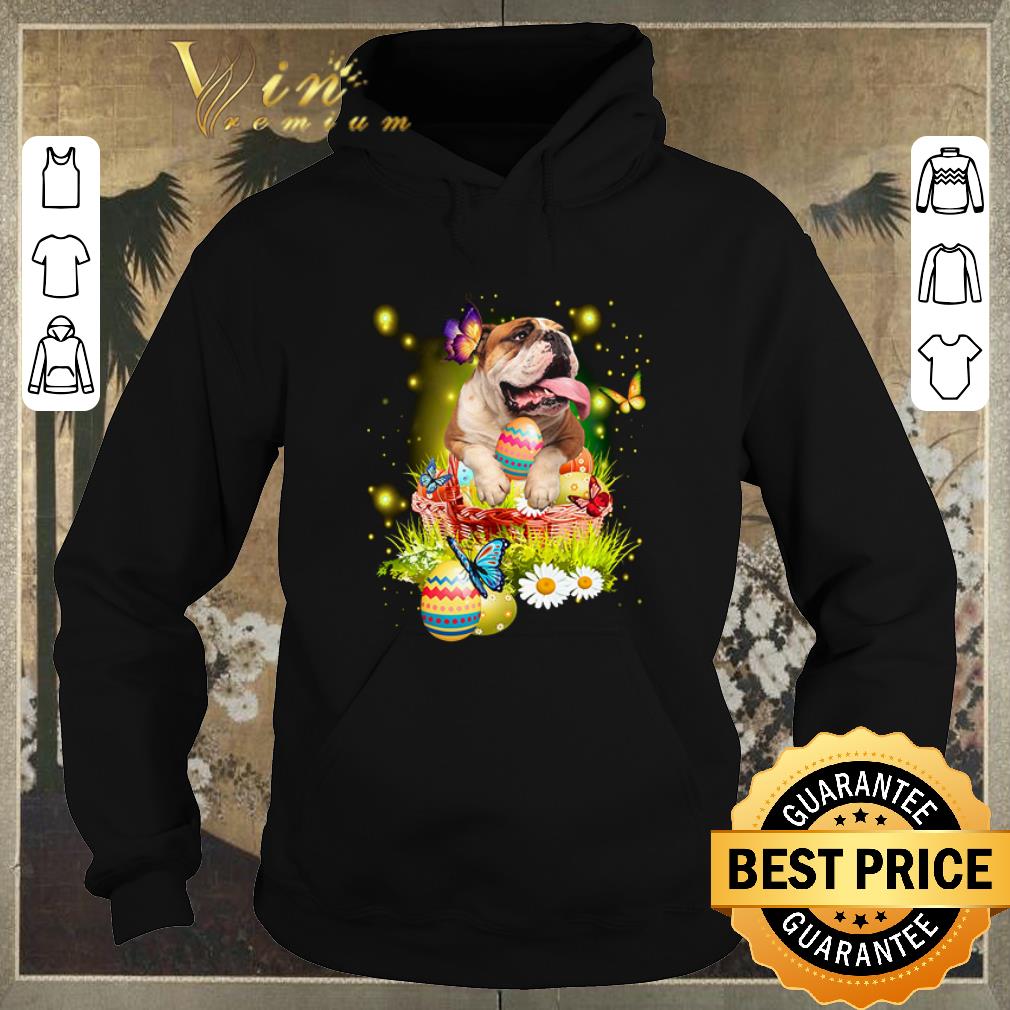 Top English Bulldog Easter Butterfly White Daisy Flower shirt sweater 4 - Top English Bulldog Easter Butterfly White Daisy Flower shirt sweater